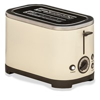 Rocket low wattage cream stainless steel toaster (2 slice)