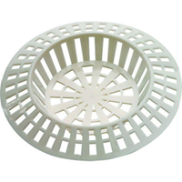 W4 White Waste Strainer