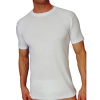 Heat Machine Men's Thermal Short Sleeve Shirt, Mixed Sizes, White