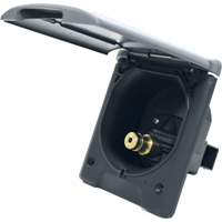 Fawo Grey Mains Water Inlet with Magnetic Lock