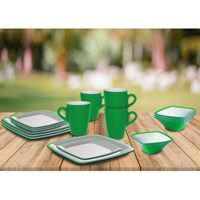 Omada Green Square 16 piece dinner Set