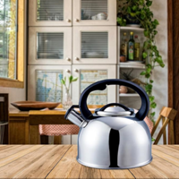 Liberty Silver 2.5 Litre Whistling Kettle