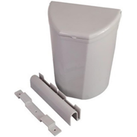 Liberty Leisure Caravan Door Pillar Bin With Brackets - 6Litres