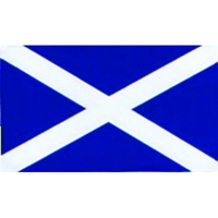 W4 Rectangle Scotland Flag Sticker