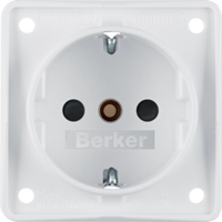 W4 Schuko Socket - White