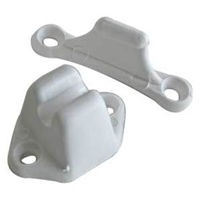 Fawo White T-Bar Door Retainer (10 pack)