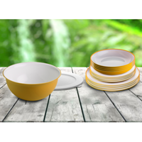 Omada Sanaliving Yellow 14pc Dinner Set