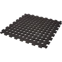 Easy lock Floor Tiles (x 4) with edging strips