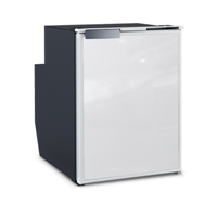 Vitrifrigo 51L Grey Chrome Air Lock Fridge 12/24v Integral