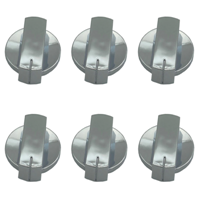 Thetford Chrome Straight Knobs 6 pack