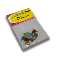 W4 Mini Blade Fuses Mixed 8 pack