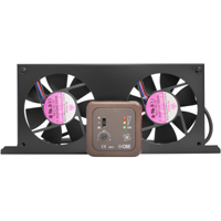 CBE MCV-2 Double Fridge Fan Brown