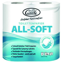 All Soft Toilet Roll 4pk 2ply