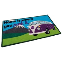 Washable home is where you park it (camper van) mat