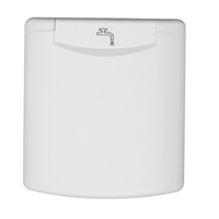 Fawo White Mains Water inlet with magnetic lock