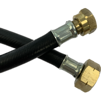 Single 750mm BUTANE pigtail black Class 3