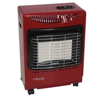 Small Gas Cabinet Heater - Red