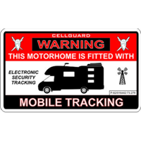 W4 Motorhome Tracking Fitted Sticker