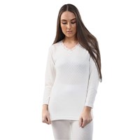 Heat Machine Ladies Thermal Long Sleeve Shirt, Mixed Sizes, White