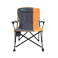 liberty leisure orange folding chair