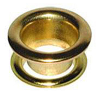 W4 Brass eyelets 3/8in, 9.5mm  20 per pack