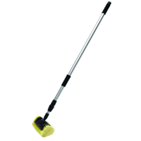 Reimo Wash Brush with Side Bristles and Telescopic Shaft 1.2-1.8m