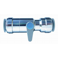 John Guest 15mm Chrome Plated Ball Valve