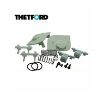 Thetford service door housing snake cut lock white