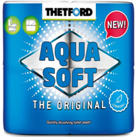 Thetford Aqua Soft toilet rolls  4 rolls per pack  (Box Qty: 15)