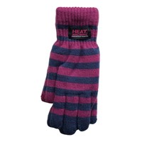 Heat Machine Ladies Tog 2.3 Thermal Gloves, One Size, Stripe