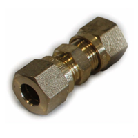 Brass 8MM Equal Coupling