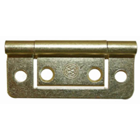 W4 38mm 1.5 flush hinge brass finish 2 pack