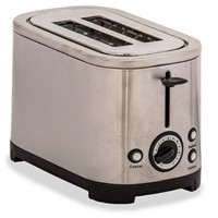 Rocket low wattage polished stainless steel toaster (2 slice)