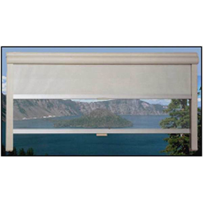 Remiflair Blind 900x700 white with sunscreen and flyscreen