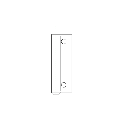 Hartal Exterior Door Hinge (R/H Upper L/H Lower)