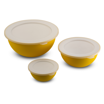 Omada Sanaliving 3pc Bowl Set Yellow