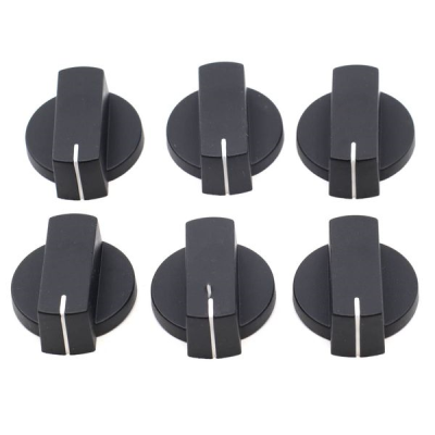 Thetford Black Straight Knobs 6 pack