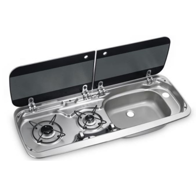 Dometic SMEV MO9222R 2 Burner Hob and RH sink combi unit