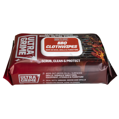 Ultra Grime BBQ 60 XXL Wipes