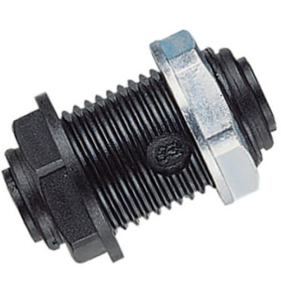 John Guest 12mm Bulkhead Fitting (2 Pack)
