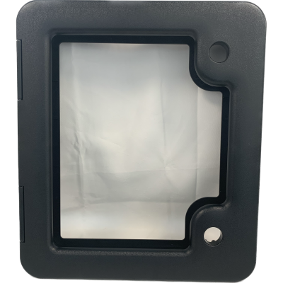 Thetford Black Service Door 3 with 1 Push button (No Lock)
