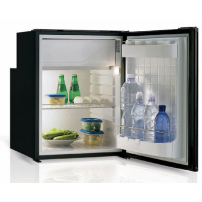 90 LITRE BLACK CHROME LOCK FRIDGE