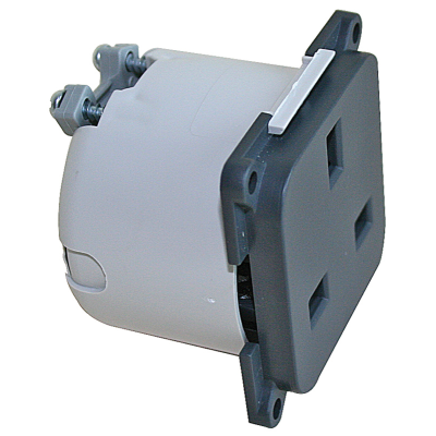 CBE 230v Socket and 34mm Back Protection Box