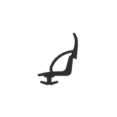 Hartal Rubber Door Seal Black (per metre)