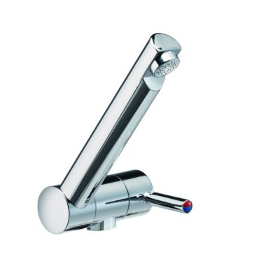 Trend A Mixer Water tap with 25cm flexi hose with barbed ends & 27mm hole