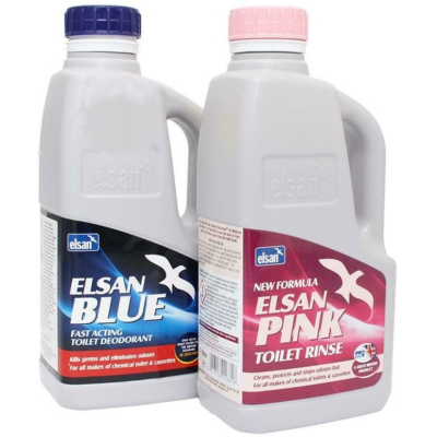 Elsan Blue & Elsan Pink 1L Twin Pack (Box Qty: 6)