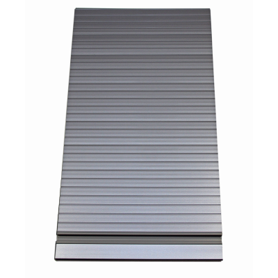Silver 650mm x 650mm Tambour Door Set