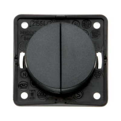 W4 Twin Rocker Switch Anthracite