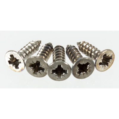 W4 No 8 x 1" Stainless Steel Self Tapping Counter Sunk Screw 5 pack