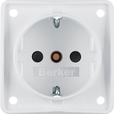 W4 Schuko Socket - White